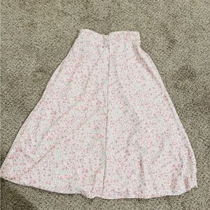 Floral Pink Skirt